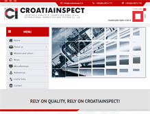 Tablet Screenshot of croatiainspect.hr